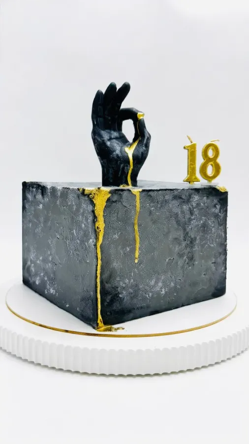 Торт «Бетон» на 18 лет, день рождения - торт на заказ, «Очень Вкусно», Ставрополь
